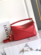 Premium Lambskin Geometric Puzzle Bag [Premium Quality]