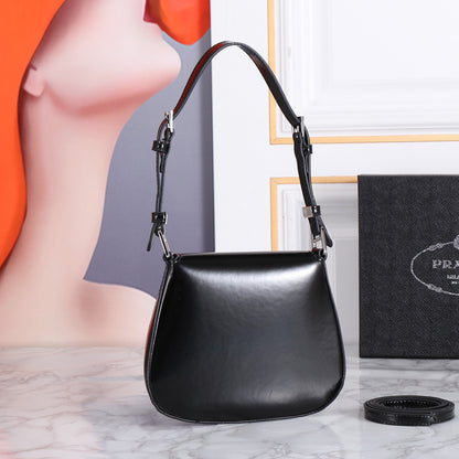 Pr*da Cl*eo Mini Bag in Brushed Leather - Your Modern Elegance Essential!