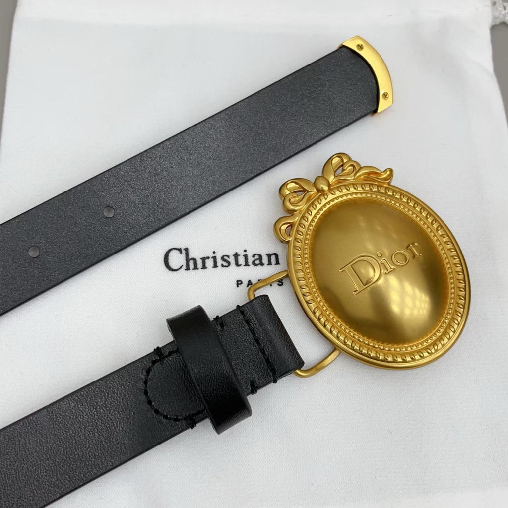 Médaillon Oval Buckle Belt — 25 mm