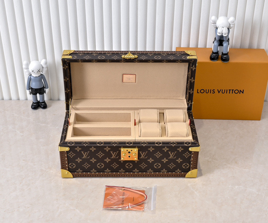 Monogram Canvas Jewelry &amp; Watch Box | 20209 | Premium Quality