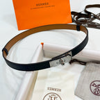 Slim Leather Waist Belt – Adjustable Fit