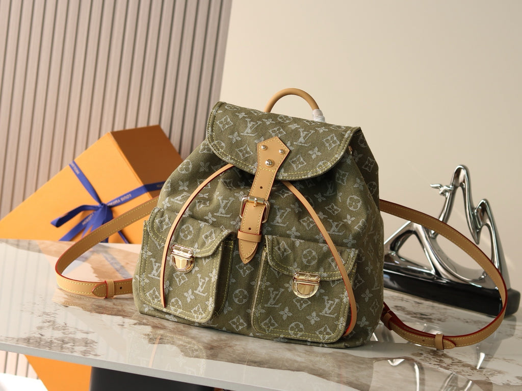Premium Edition – Denim Canvas Backpack (Limited Vintage Style)