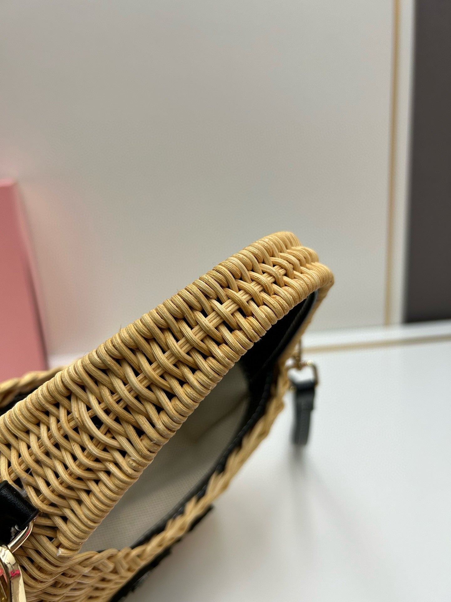 Miu*mi♡ Basket Straw Bag