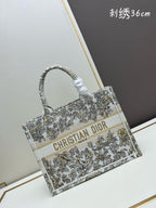 Art-Inspired Embroidered Tote Book