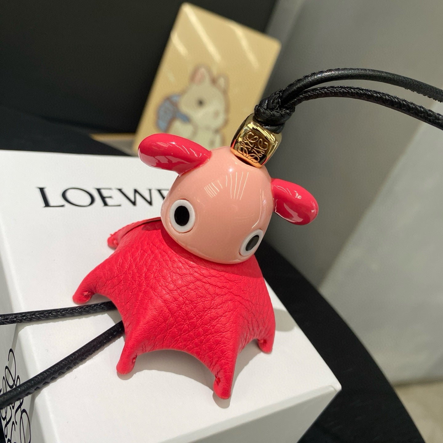 Puzzle Polka Dot Charm | Calfskin &  Acetate