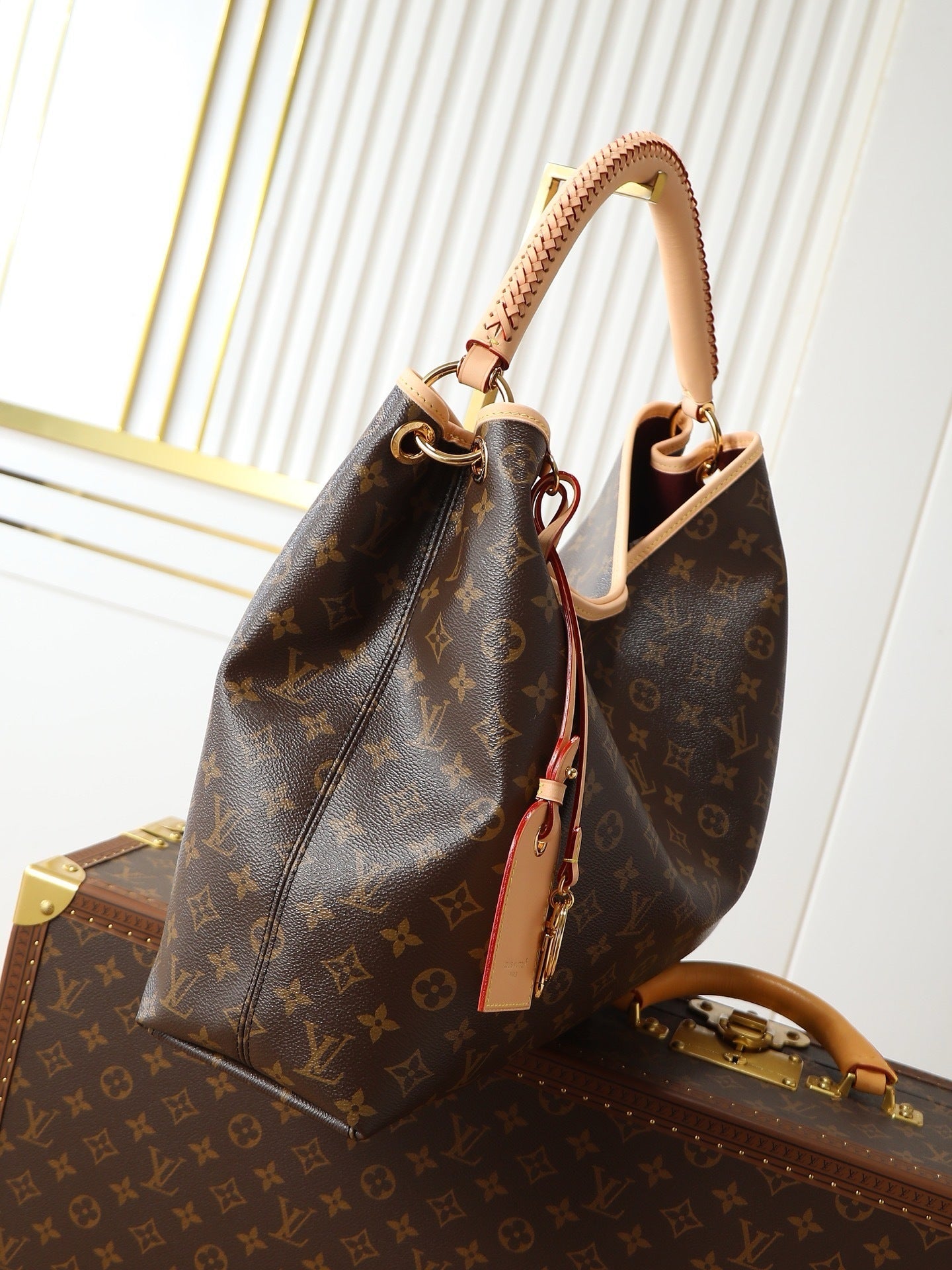 Classic Pattern Canvas Shoulder Bag (Premium Quality)