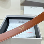 Double-Sided Leather Belt | 2.5cm