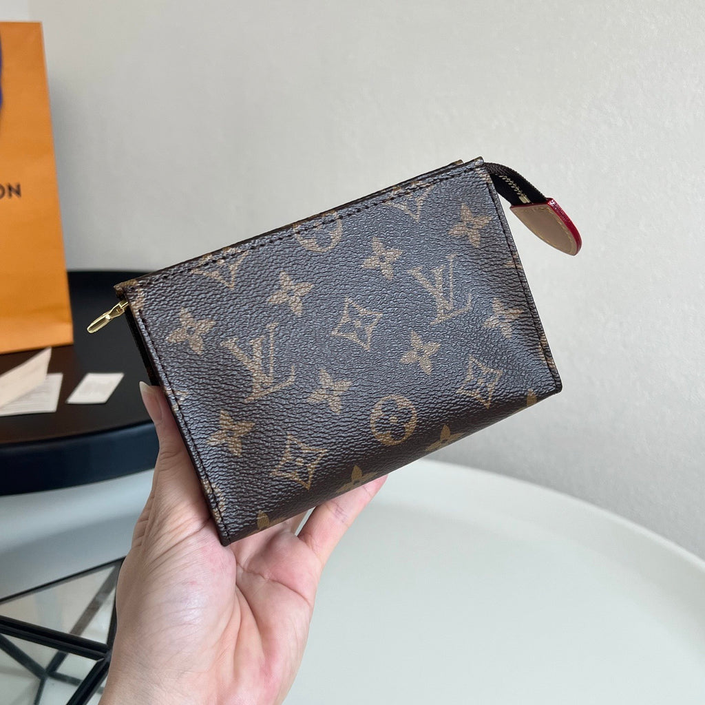 Monogram Canvas Toiletry Pouch  (Premium Quality)