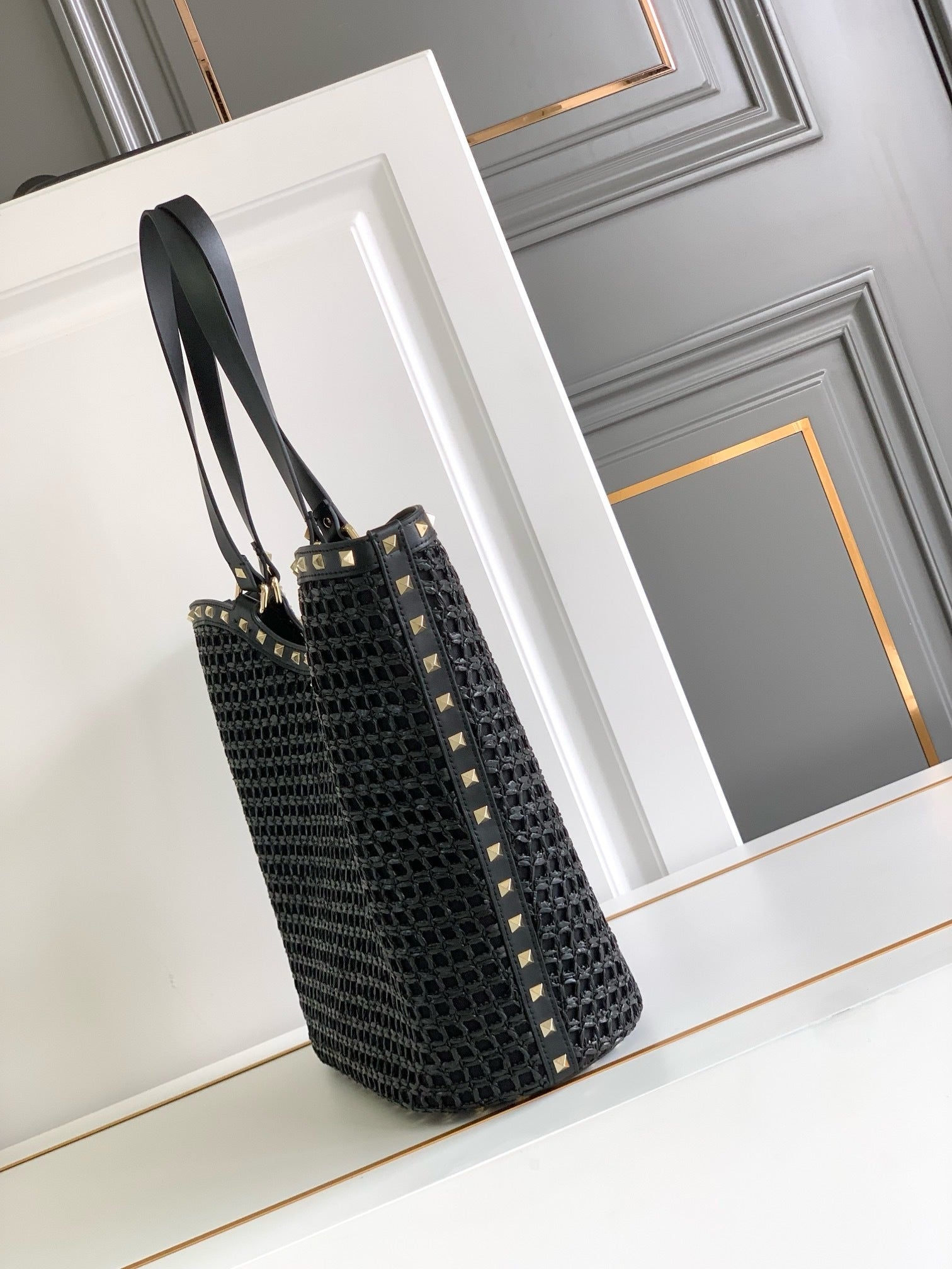 Raffia Woven Tote Bag