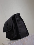Nikki 32 Black Nylon Shoulder &Crossbody Bag – ( Premium Quality )