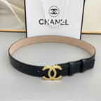 Logo Reversible Belt | 3cm | Calfskin Leather