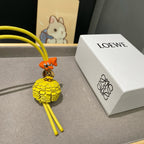 Beaded Leather Goldfish Charm 🐟