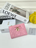 D Bow Logo Card Holder | S2867/ S2866| Lambskin |