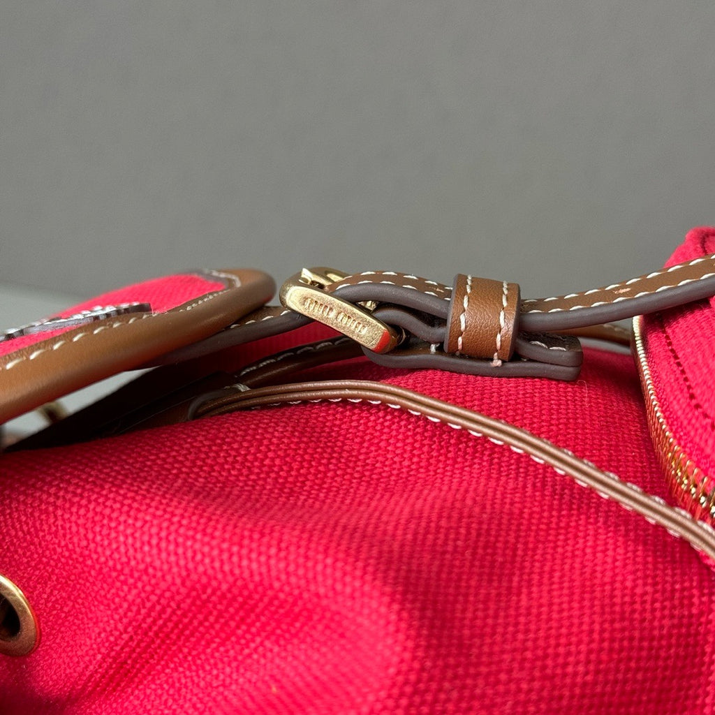 Premium Canvas &  Calfskin College-Style Backpack – JKS