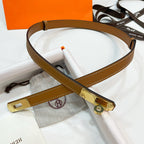 Slim Leather Waist Belt – Adjustable Fit