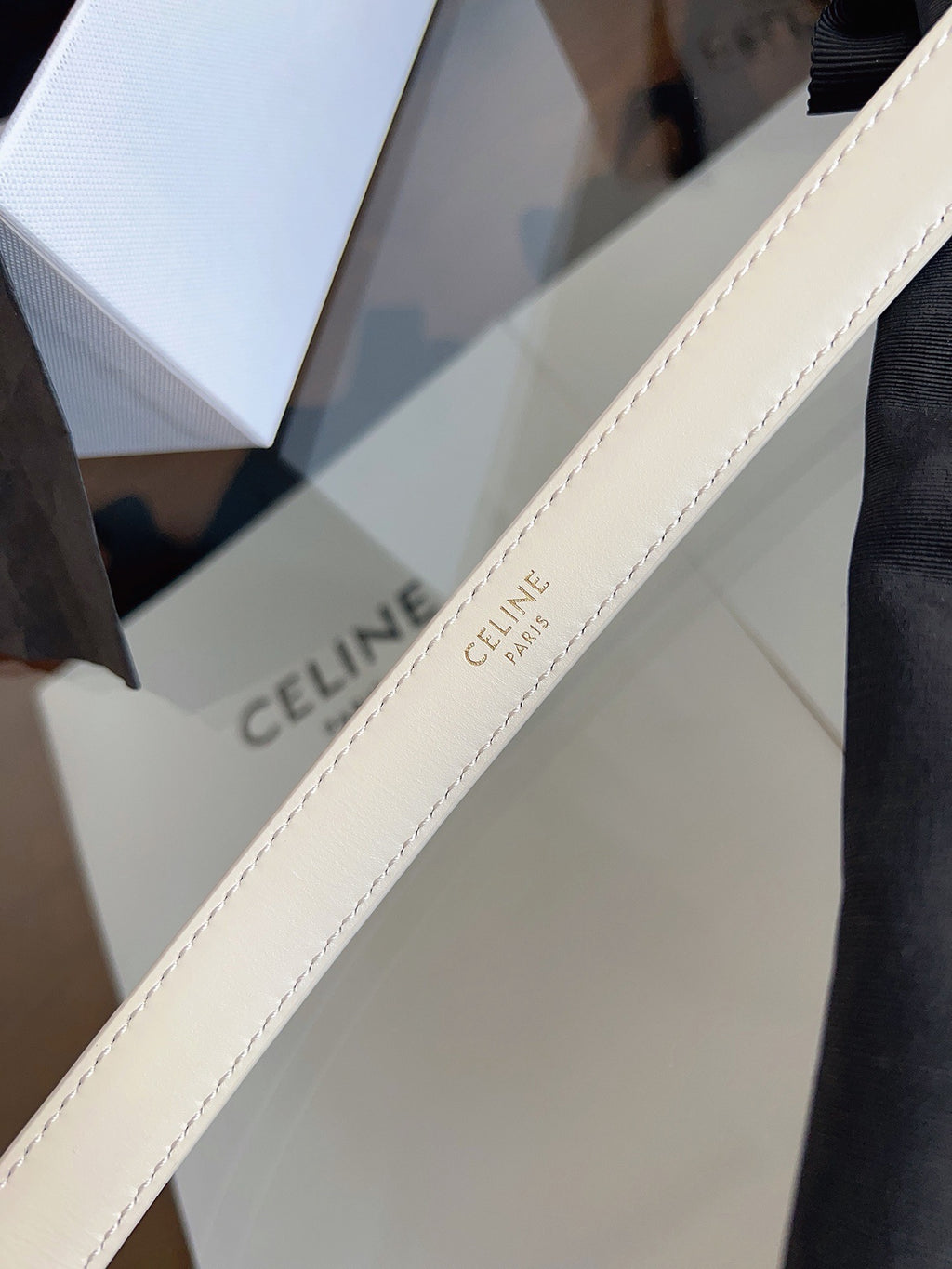 Vivienne Taurillon Belt | 18mm