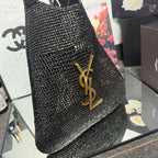 ICARE Woven Raffia Logo Tote (Premium Quality )