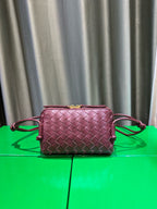 Woven Leather Concert Pouch