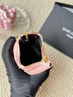 Luxury Quilted Key Pouch