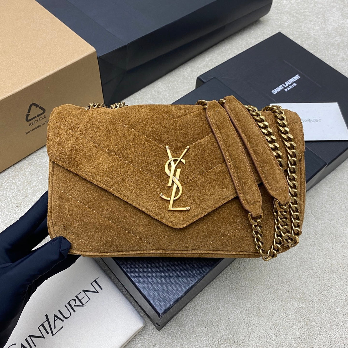 LouLou Suede Bag |Premium Quality|