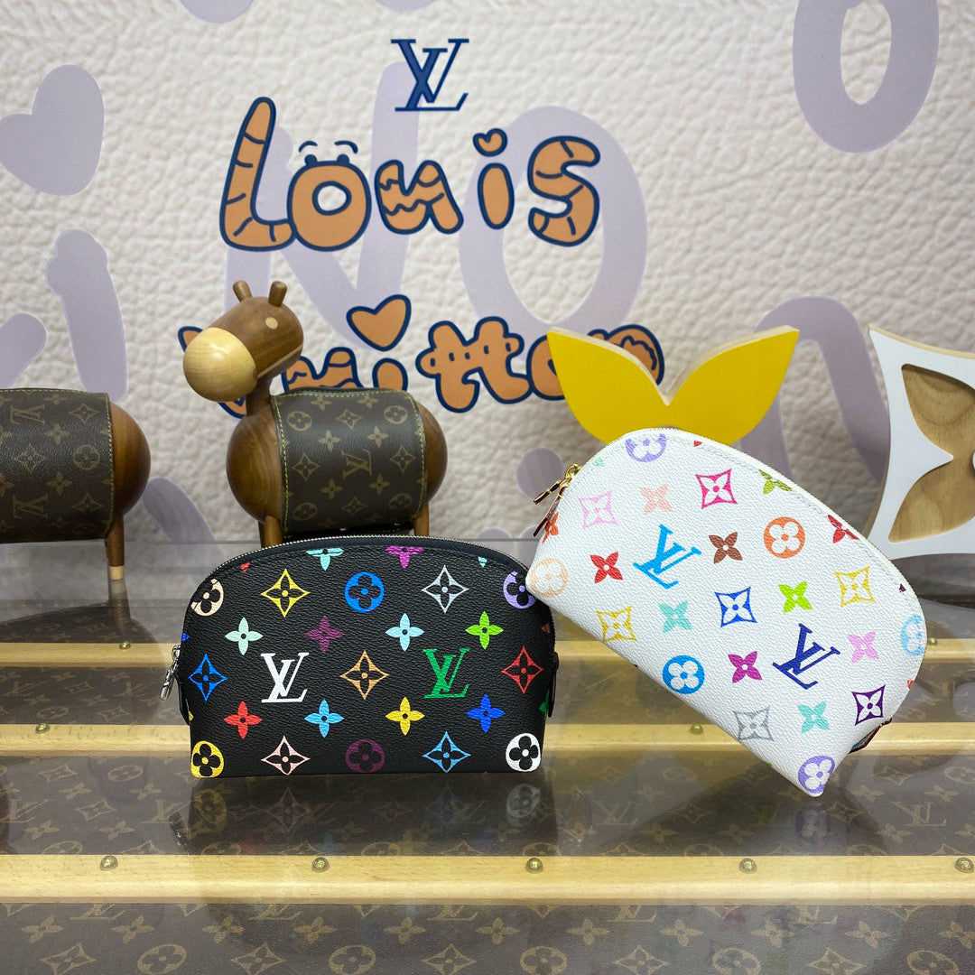 Monogram Multicolor Pouch | Small | (Premium Quality)