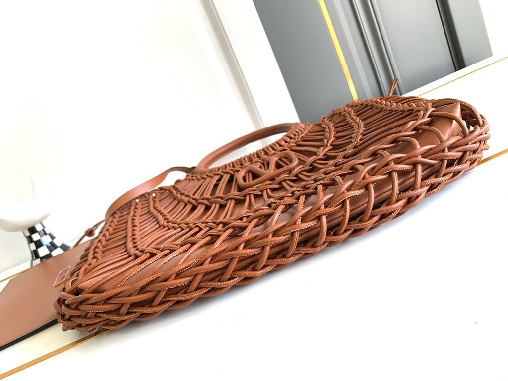 Garava Allknots Woven Leather Tote | 9902 MTX