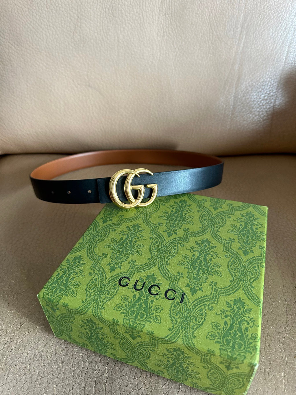 Double Letter Reversible Belt