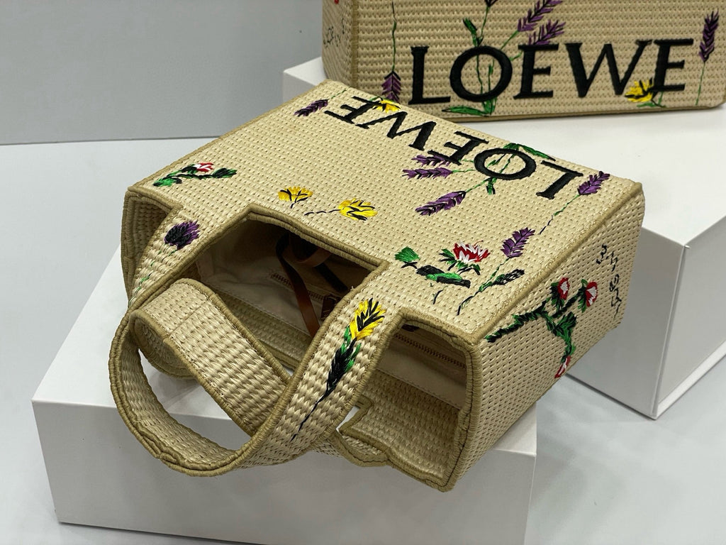 Summer Woven Tote Bag