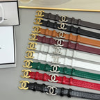 Logo Reversible Belt | 3cm | Calfskin Leather