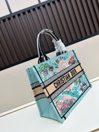 D Vintage Artistic Embroidered Tote Bag