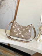 Embossed Leather Shoulder Bag (Premium Quality)