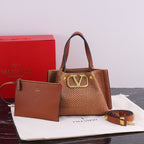 Handwoven Studded Tote Bag
