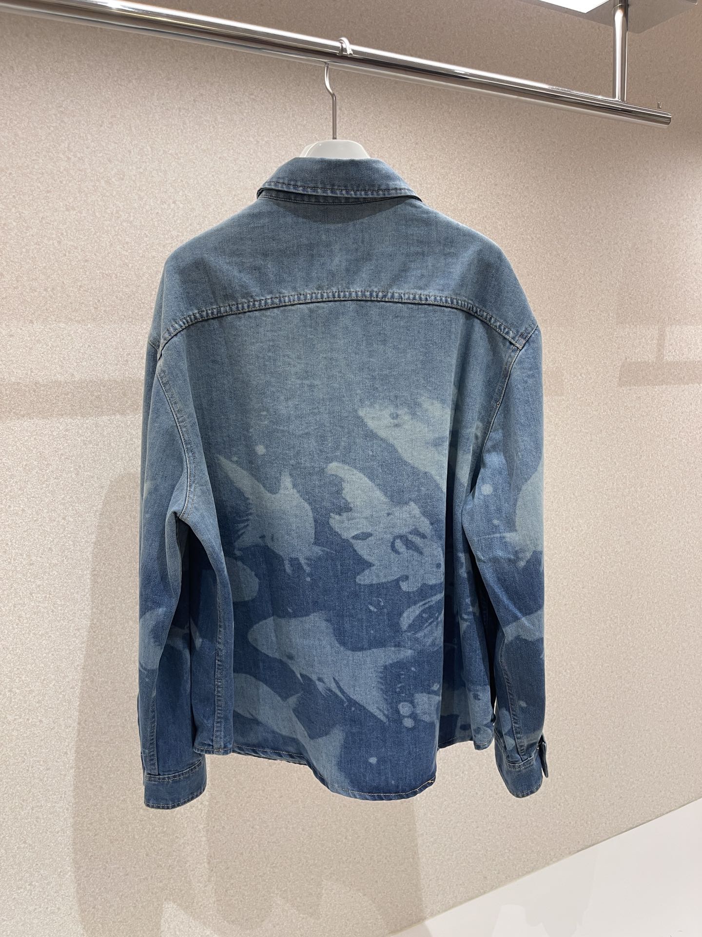 L@WE Ocean “Soft Blue” Denim Shirt Jacket