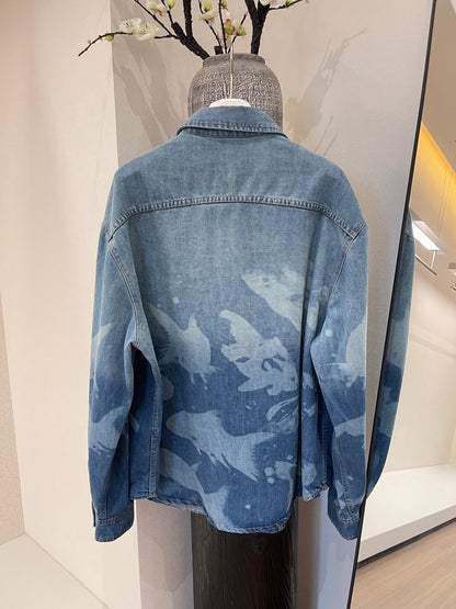 L@WE Ocean “Soft Blue” Denim Shirt Jacket