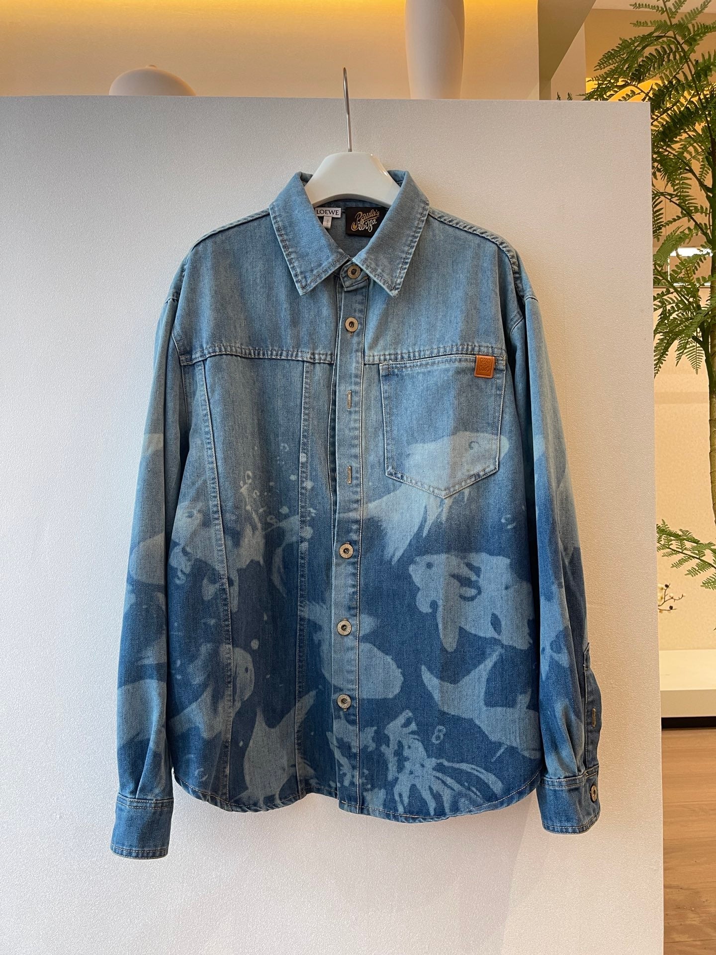 L@WE Ocean “Soft Blue” Denim Shirt Jacket