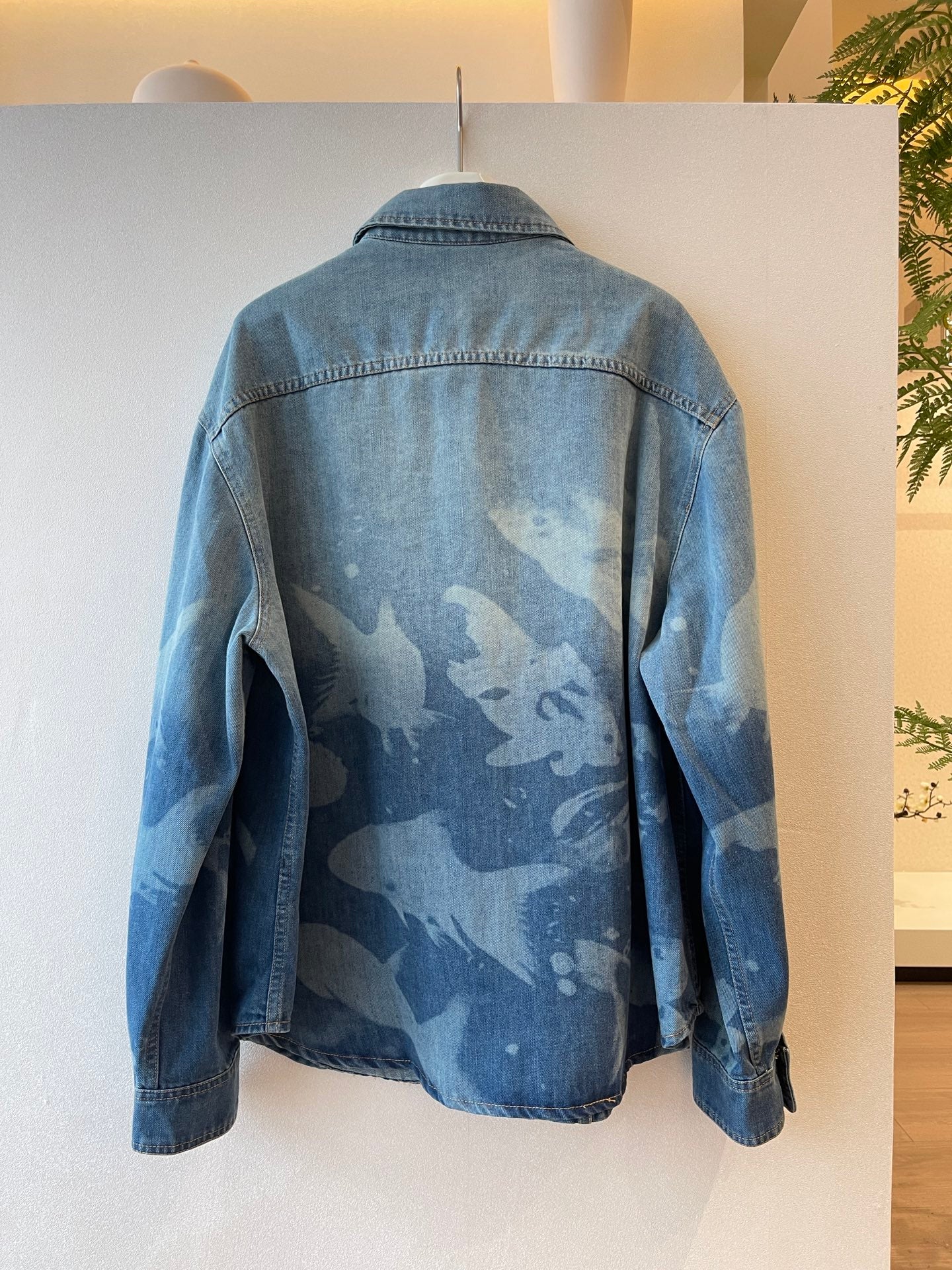 L@WE Ocean “Soft Blue” Denim Shirt Jacket