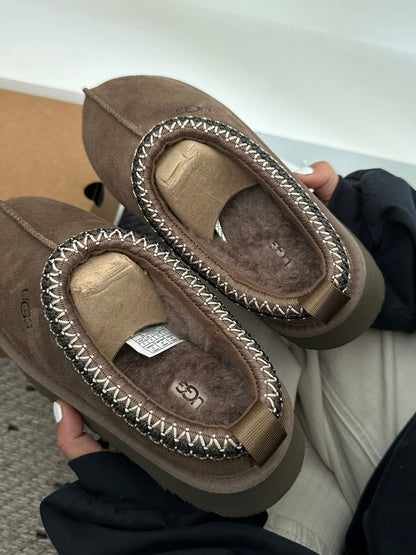 Tazz Platform Ethnic-Style Slippers