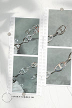 HRMS 925 Silver Open Cuff Bracelet