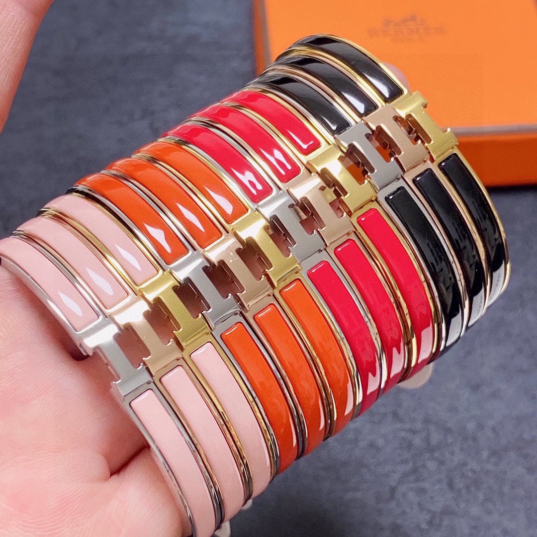 Bracelet Clic Enamel Slim Bangle – 6mm