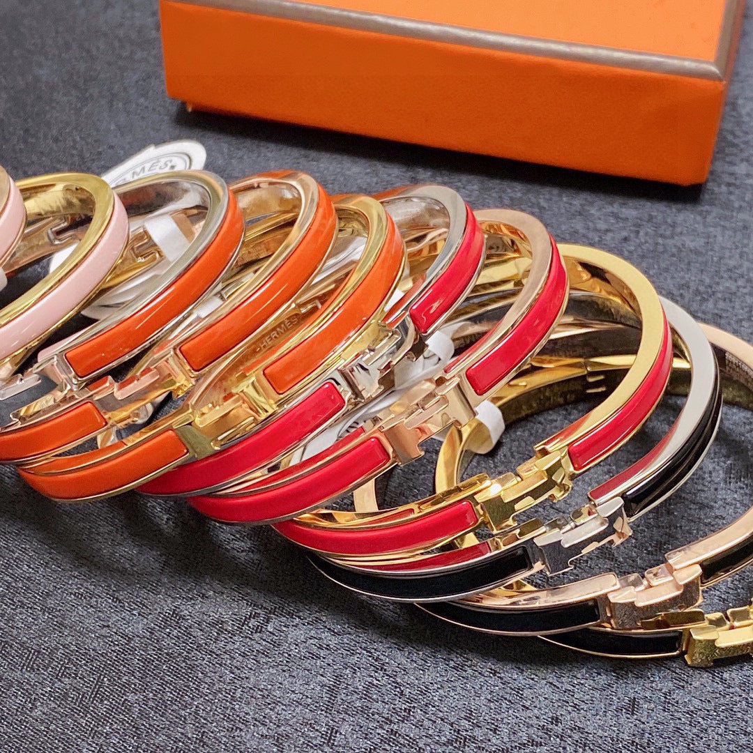 Bracelet Clic Enamel Slim Bangle – 6mm