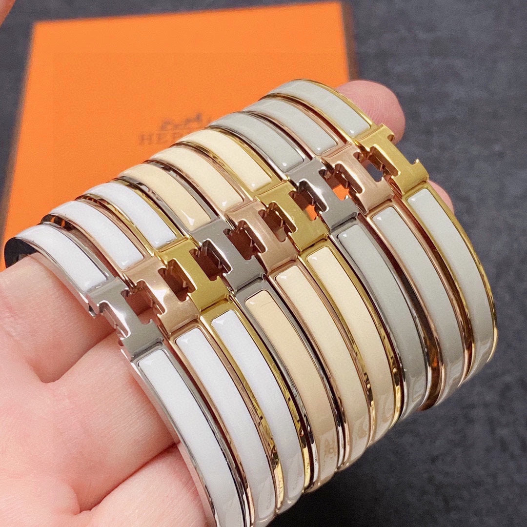 Bracelet Clic Enamel Slim Bangle – 6mm