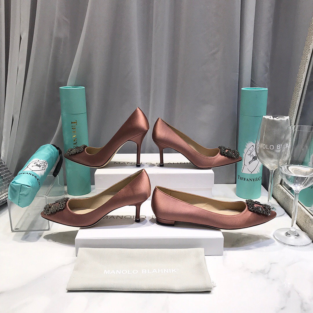 Upgraded Crystal Buckle Heels – Timeless Elegance ✨