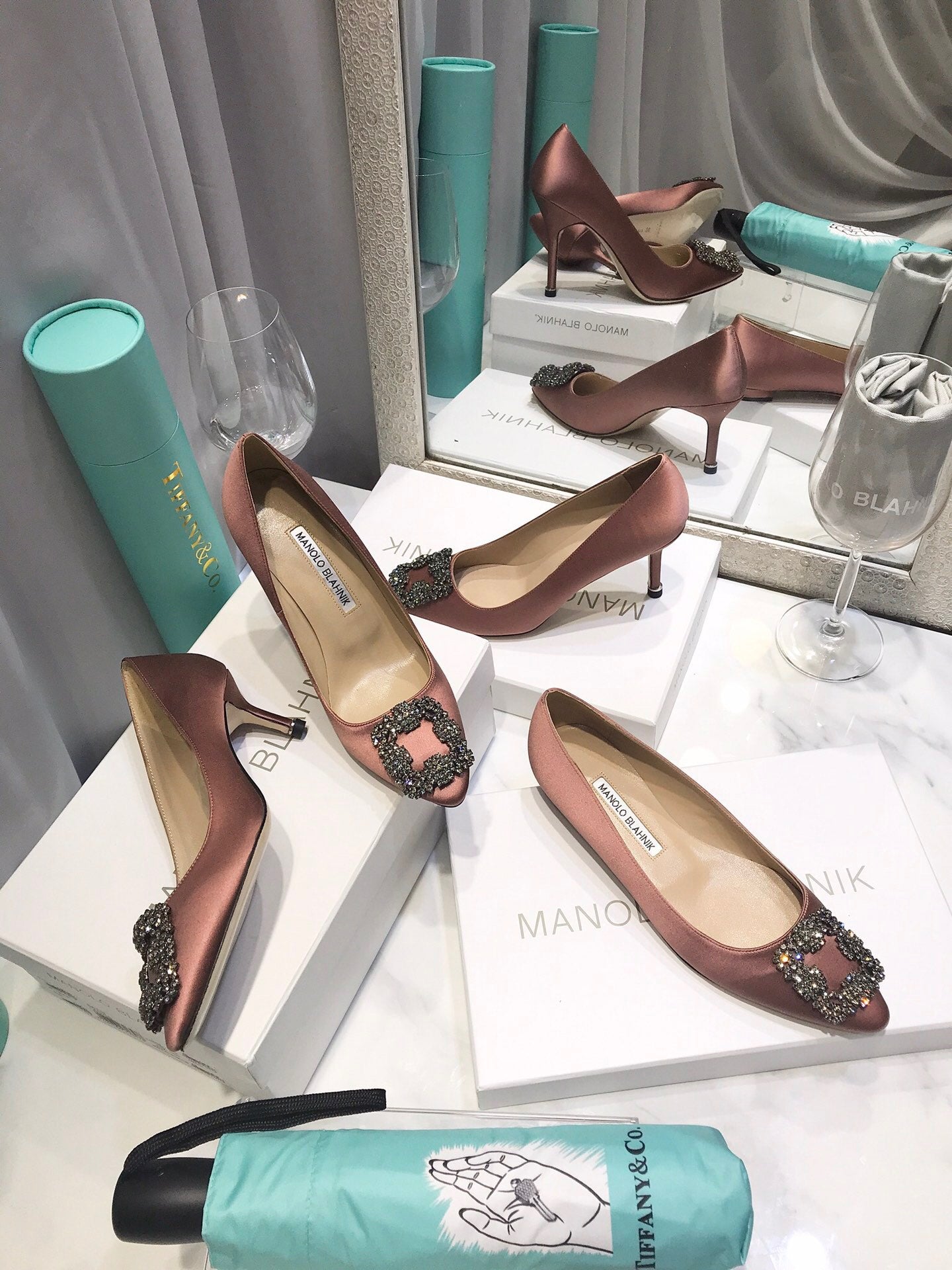 Upgraded Crystal Buckle Heels – Timeless Elegance ✨