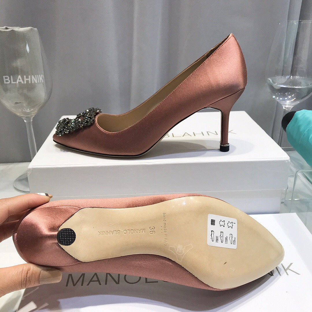 Upgraded Crystal Buckle Heels – Timeless Elegance ✨