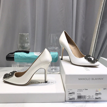 Upgraded Crystal Buckle Heels – Timeless Elegance ✨