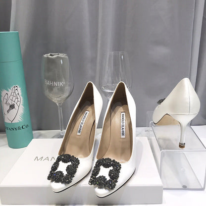 Upgraded Crystal Buckle Heels – Timeless Elegance ✨