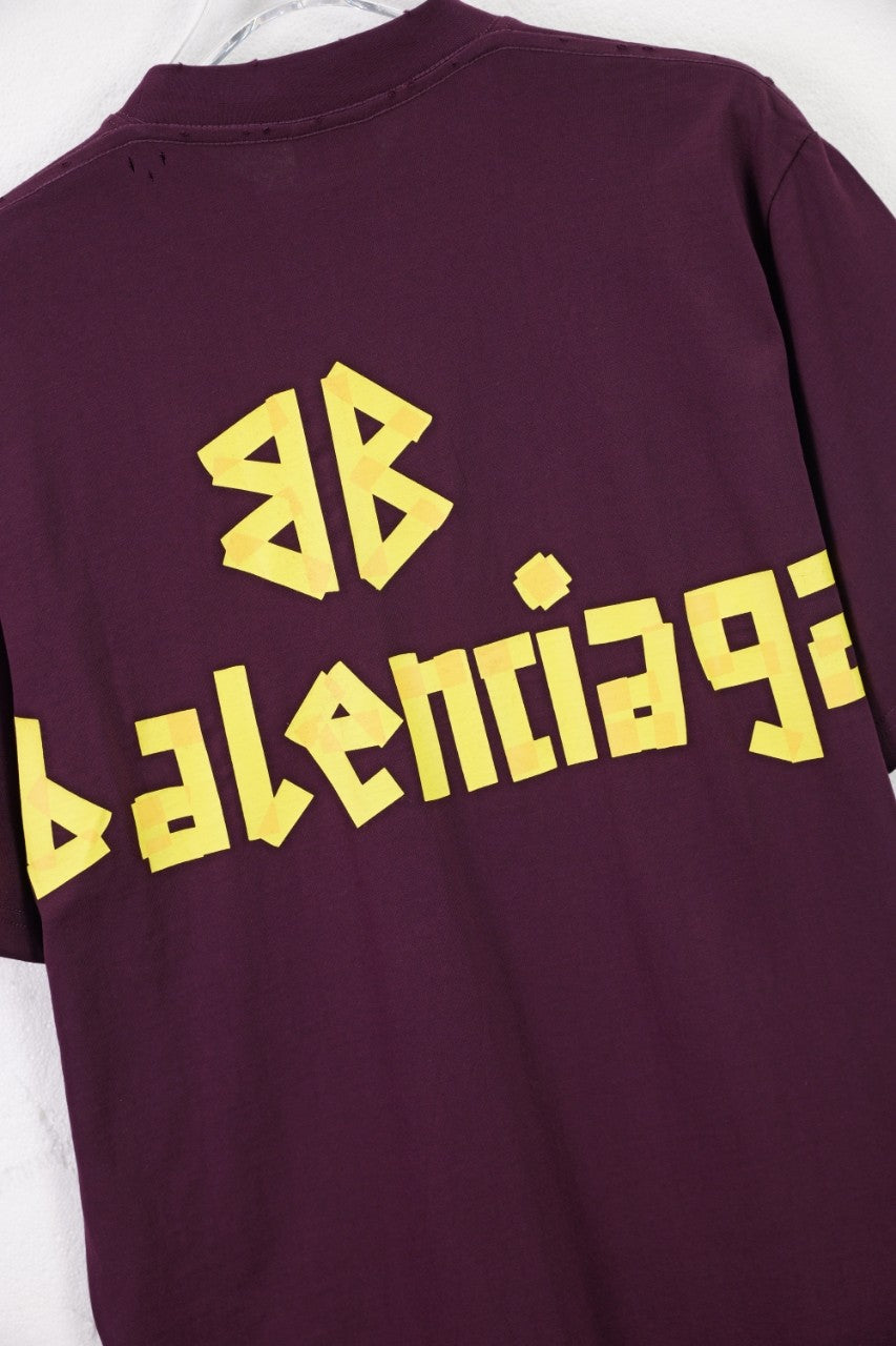 B Paris Tape Graphic Cotton T-Shirt