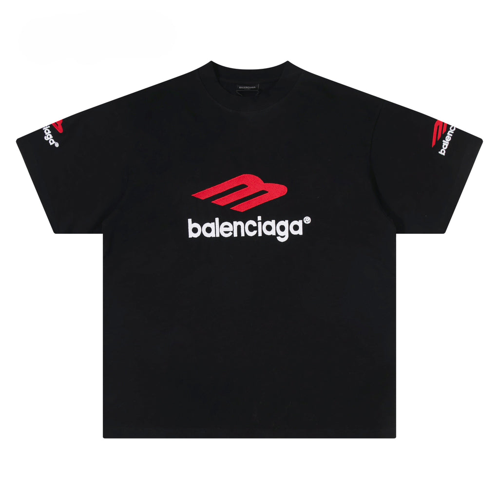 B- Letter Embroidery Oversized T-Shirt