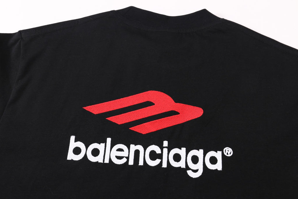 B- Letter Embroidery Oversized T-Shirt