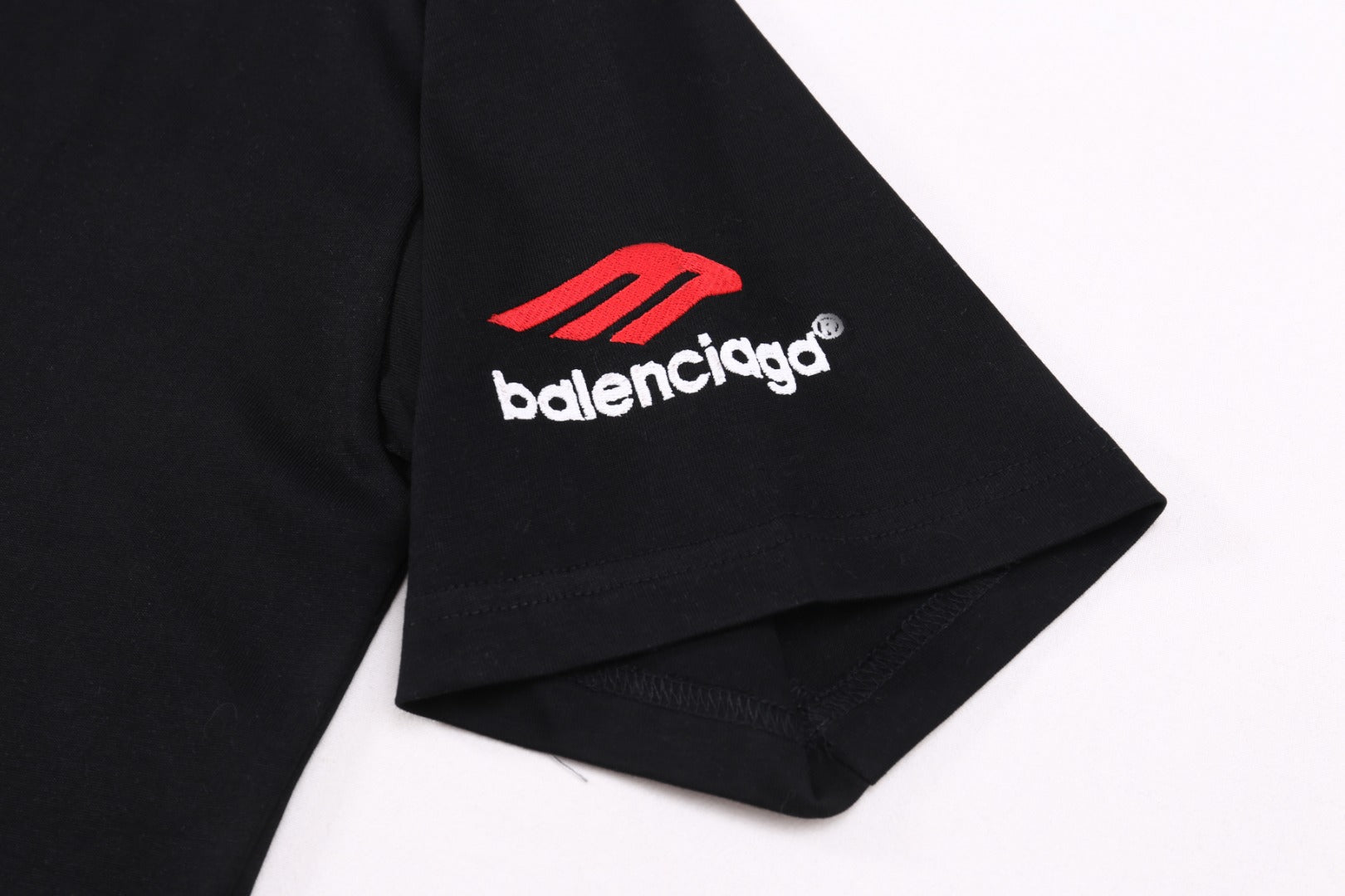 B- Letter Embroidery Oversized T-Shirt